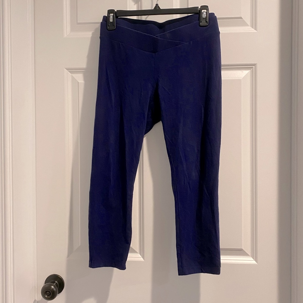 Blue Motherhood Maternity Bumpstart Capri Leggings